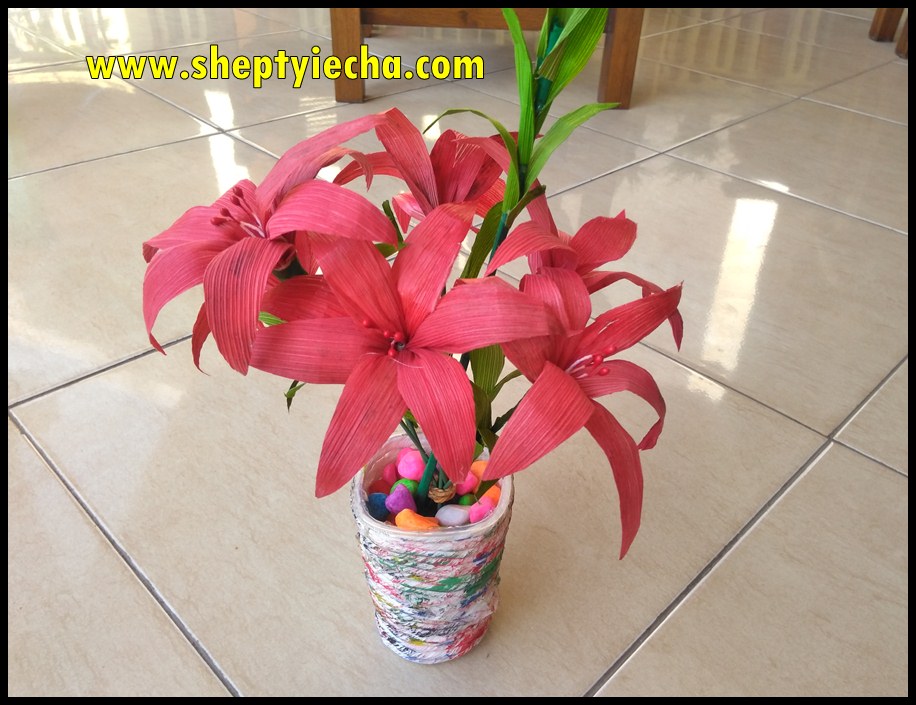 Tutorial Cara Membuat Bunga Dari Kulit Jagung Klobot Beserta Gambarnya Shepty Iecha Blog