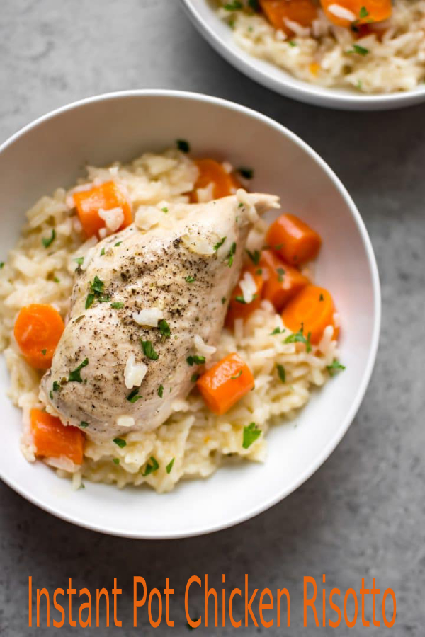 Instant Pot Chicken Risotto happy cook