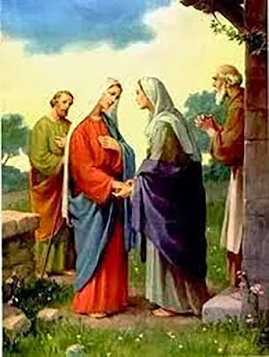 Doa Rosario Peristiwa Gembira, Maria mengunjungi Elisabet