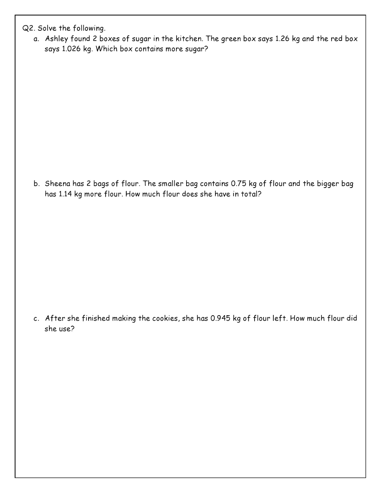 Birla World School Oman: Homework for Grade 6 as on 10-12-2019