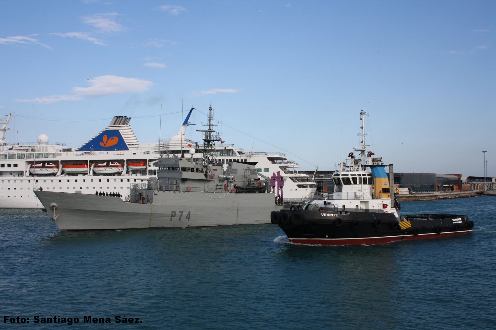 Barcos en Málaga LA PATRULLERA ATALAYA P74 EN MÁLAGA.