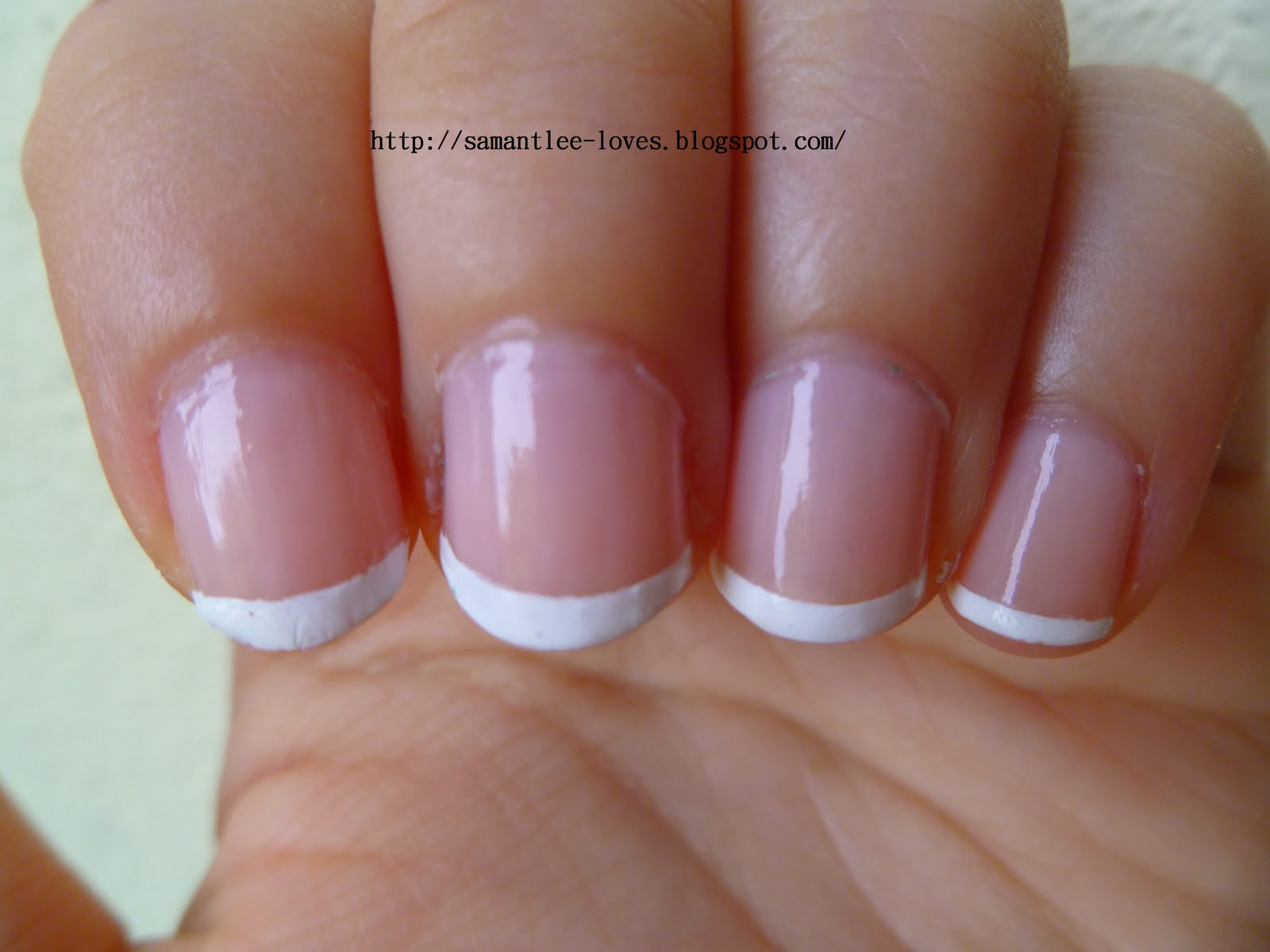 Of Food, Health, Diets, Skincare and Cosmetics French Manicure Bubble