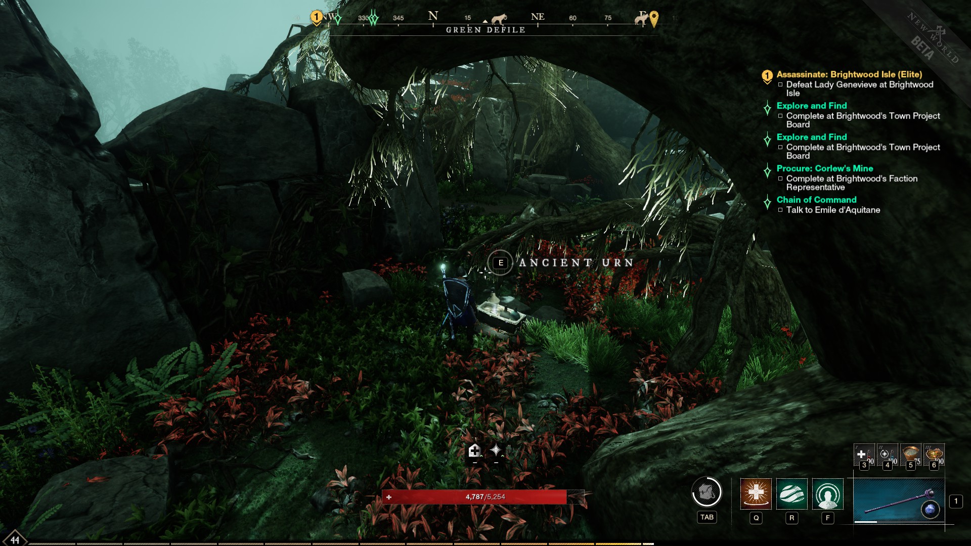 New World Green Defile chest locations