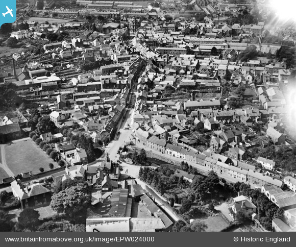 Aerial Photo of Town Centre 1928