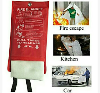Tonyko Fire Blanket - Flame Retardant Fiberglass Cloth