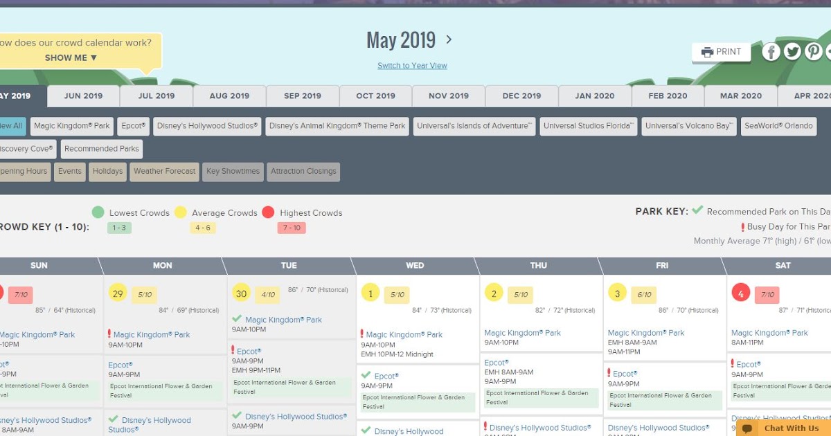 A Whole New World Planning Services Crowd Calendars Are They Reliable?