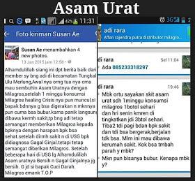 milagros untuk asam urat