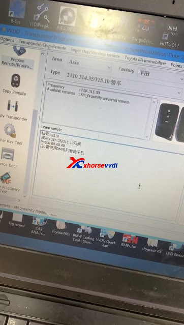 Come utilizzare il programma Xhorse VVDI2 Toyota Smart Key 04