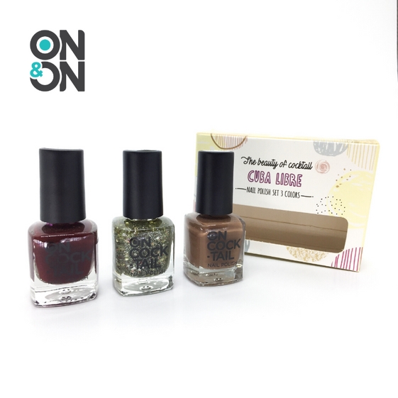 SET SƠN MÓNG 3x6ML CUBA LIBRE - ON&ON SET SƠN MÓNG 3x6ML CUBA LIBRE - ON&ON