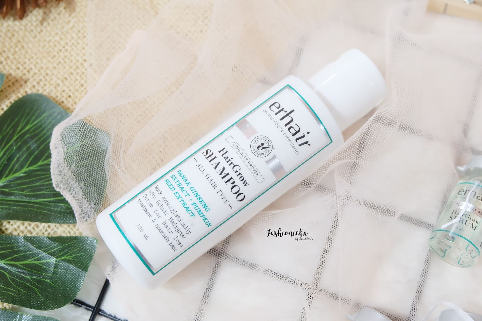 Review Erhair Grow Shampoo dan Hair Grow Serum by ERHA Dermatology F