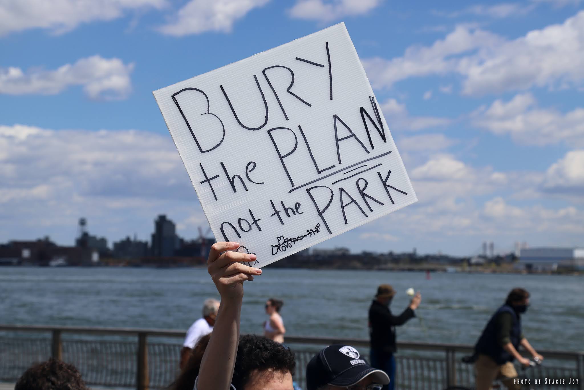 EV Grieve At the March to Save East River Park