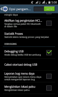 Cara Membuka dan Mengaktifkan Mode USB Debugging Pada Perangkat Android