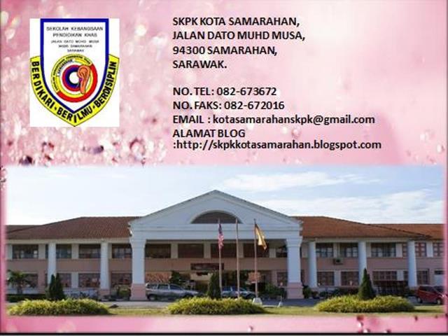 Laman Web Rasmi SK Pendidikan Khas Kota Samarahan,Sarawak