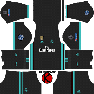 UEFA Champions League Real Madrid Kit