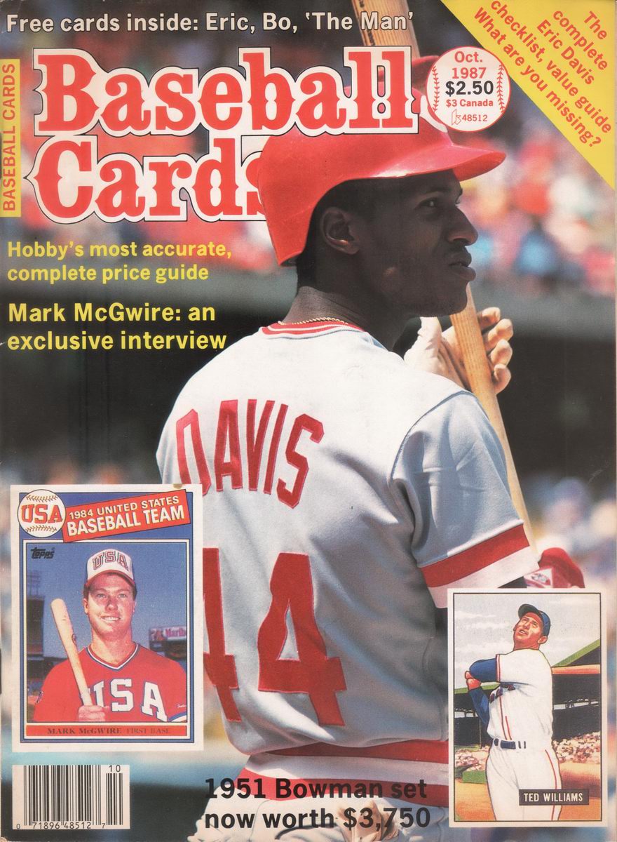 Clyde's Stale Cards 1987 Baseball Cards Magazine Index