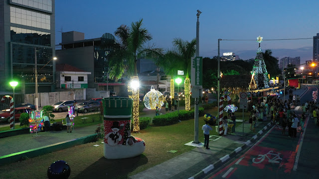 A decoração “Luzes de Natal da Cidade de Osasco