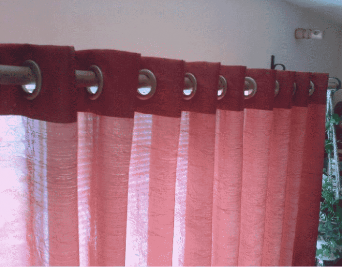 ojillos, aros, argollas, metálicas para cortinas  Cortinas como hacer,  Cortinas, Como hacer cortinas faciles