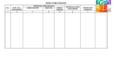 Contoh Format Buku Tamu Kantor Desa