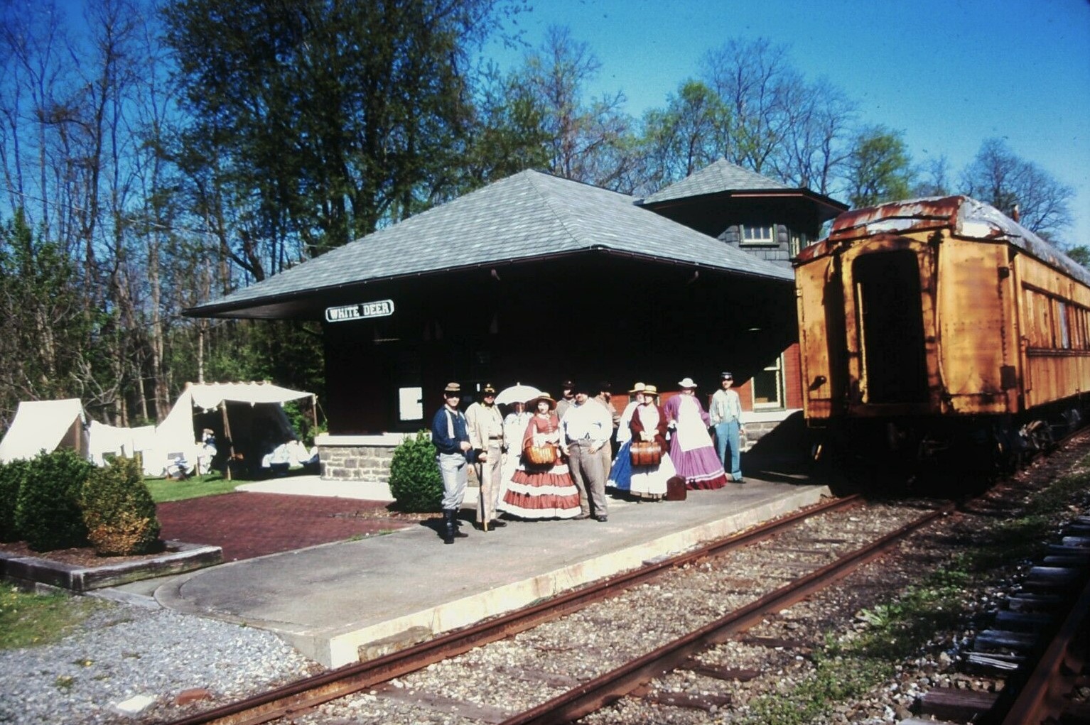 Valley Girl Views The White Deer Railroad & Train Station