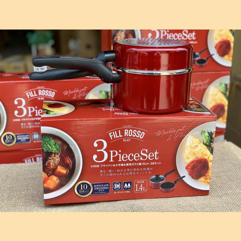 Set 2 nồi chảo 16cm kèm nắp đậy dùng được bếp từ (màu đỏ) Set 2 nồi chảo 16cm kèm nắp đậy dùng được bếp từ (màu đỏ)