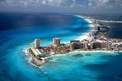 Mexico travel - Cancun View From Above Beach