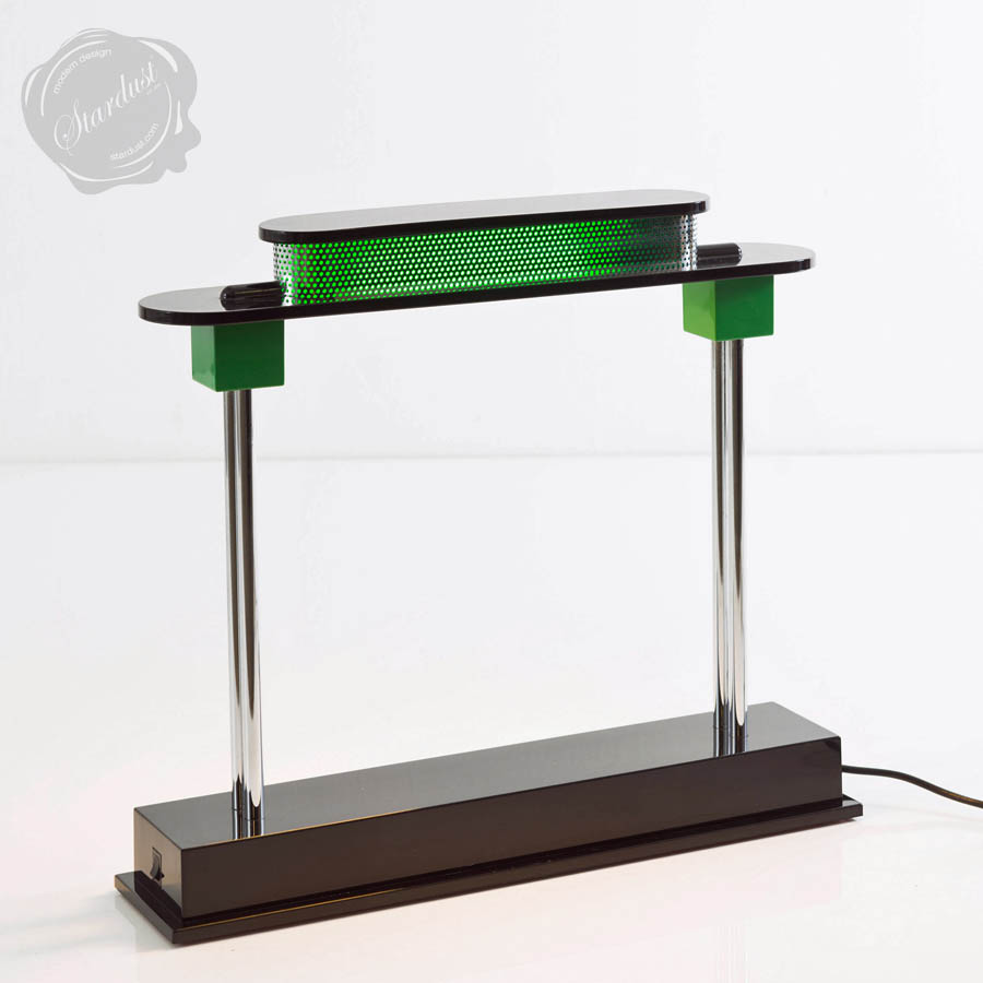 Pausania Artemide Library Desk Lamp W Emerald Green Shade