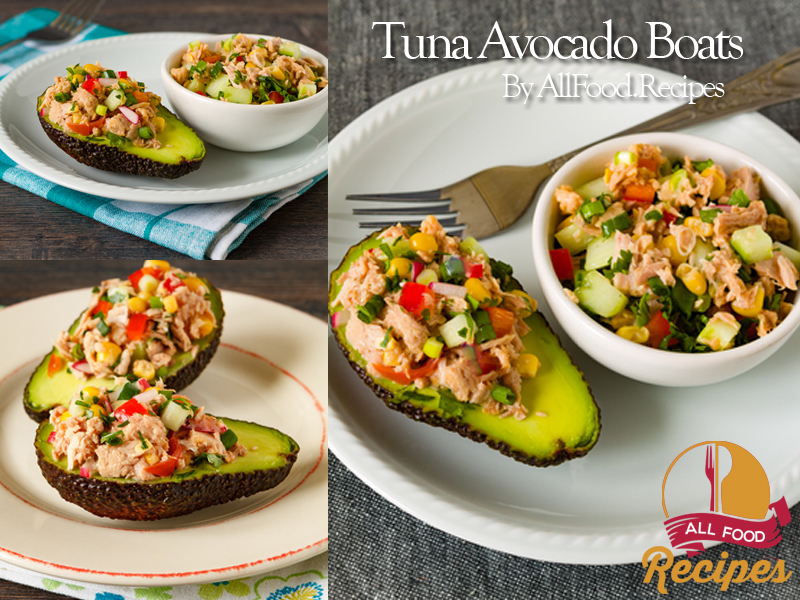Tasty Pinch Tuna Avocado Boats Recipe