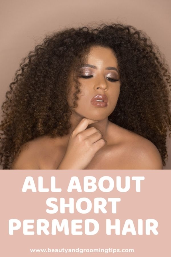 Short Permed Hair Beauty and Personal Grooming