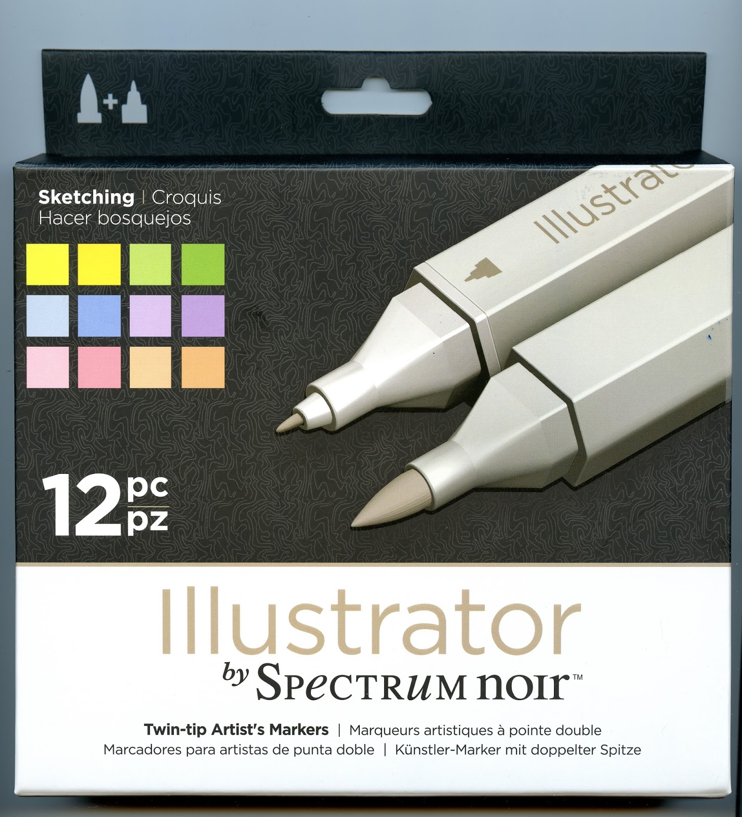 Review: Spectrum Noir Illustrator Twin Tip Markers Sketching Set