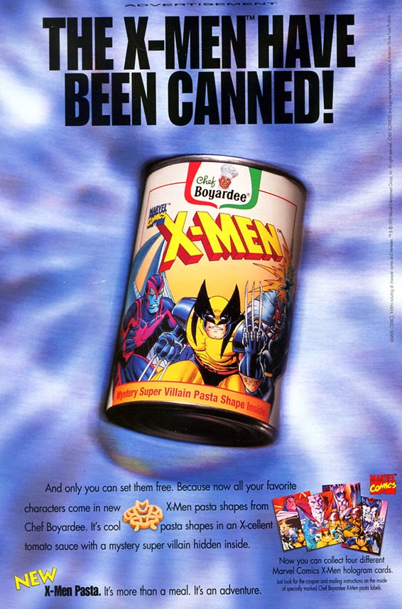 The Peerless Power of Comics! Mmmmmm Marvel Pasta!