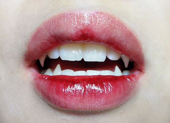 vampire teeth