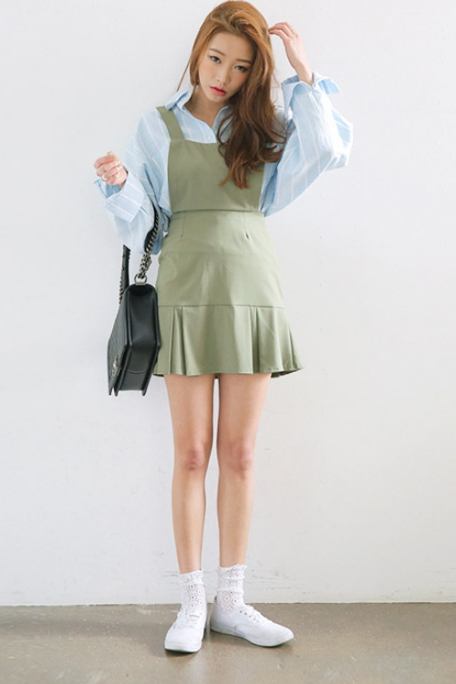 [Stylenanda] Overall Mini Dress | KSTYLICK - Latest Korean Fashion | K ...