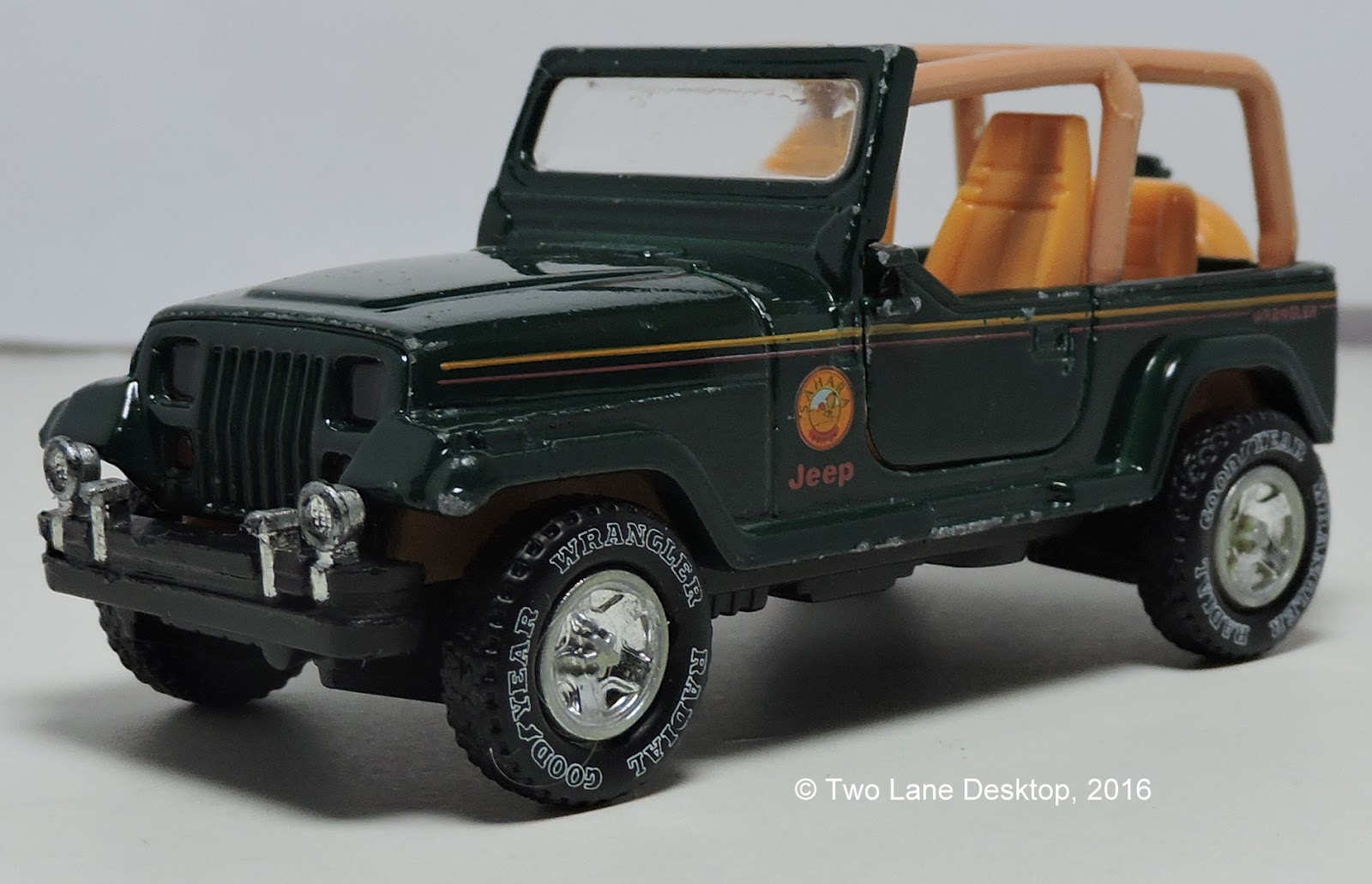 Greenlight and Road Champs 1987-1995 Jeep Wrangler YJ