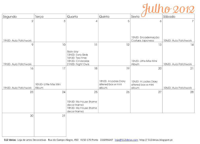 512 Ideias Calendário Julho e Agosto 512 Ideias Calendário Julho e Agosto