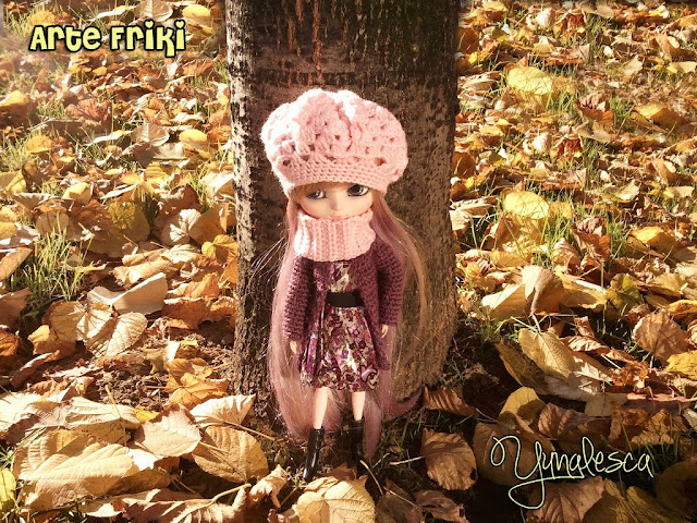 pullip banshee crochet hat gorro ganchillo abrigo coat