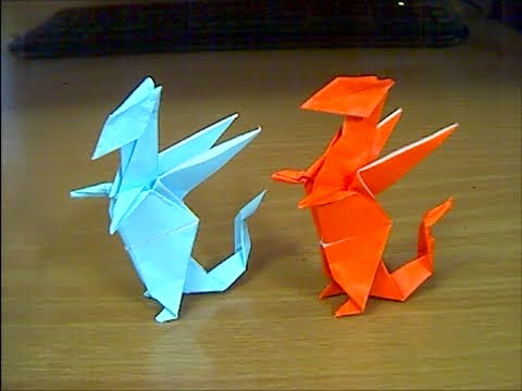 origami dragon kids ~ origami instructions art and craft ideas