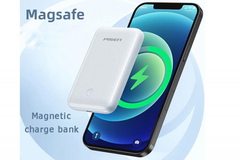 Sạc dự phòng Pisen Quick Magsafe wireless C03PD 5000mAh (CC7-DY09) – White