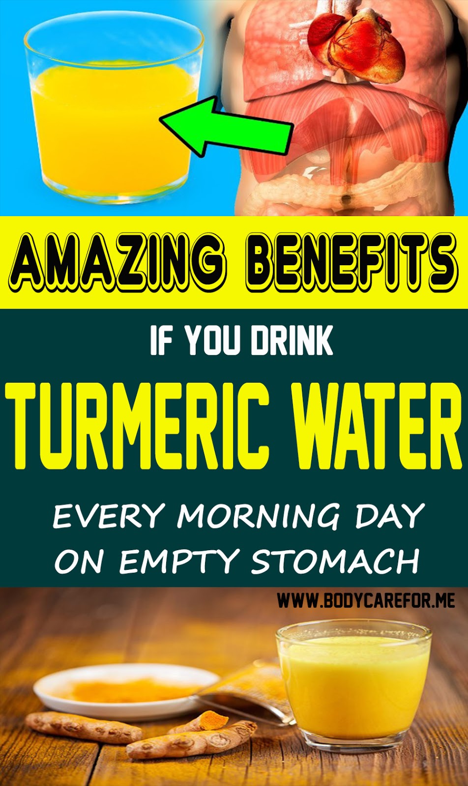 This Is What Happen To Your Body If You Drink This Turmeric Water Every