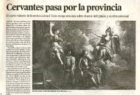 CERVANTES PASA POR LA PROVINCIA