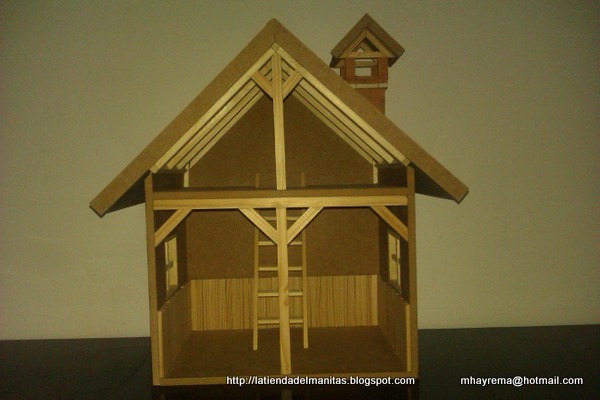 el mundo de las manualidades y la artesanía: Casa de montaña