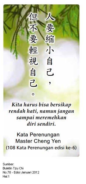 sharing: Kata Perenungan - Tentang Sikap Rendah Hati