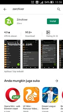 ZArchiver aplikasi untuk extract file rar zip di android ZArchiver aplikasi untuk extract file rar zip di android