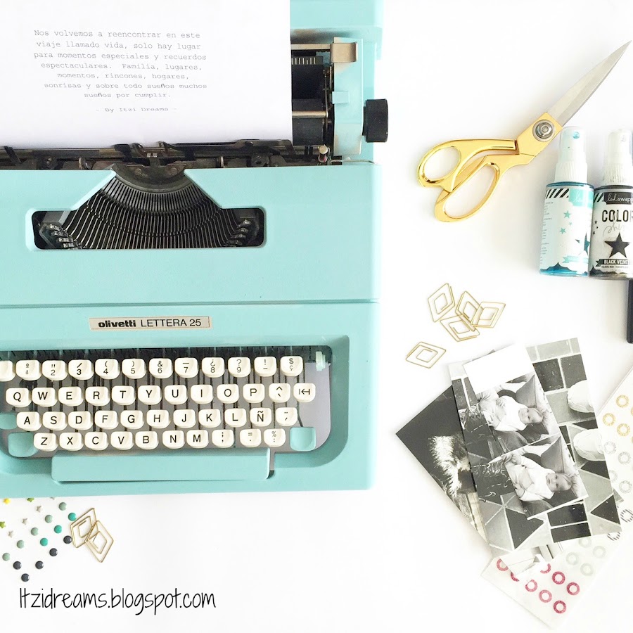 Typewriter Mint, DIY, sprays novasol, 