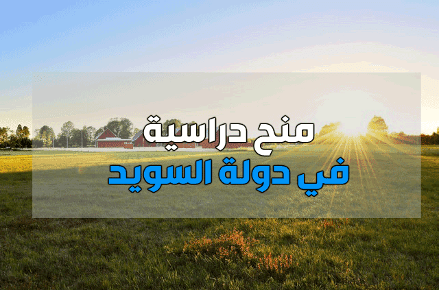 منح دراسية بجامعات السويد منح دراسية بجامعات السويد