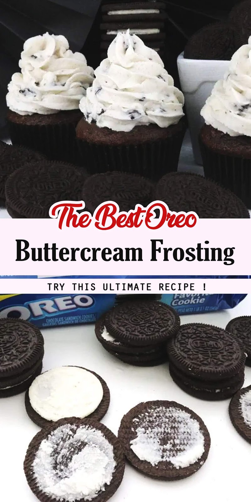 The Best Oreo Buttercream Frosting 3 SECONDS