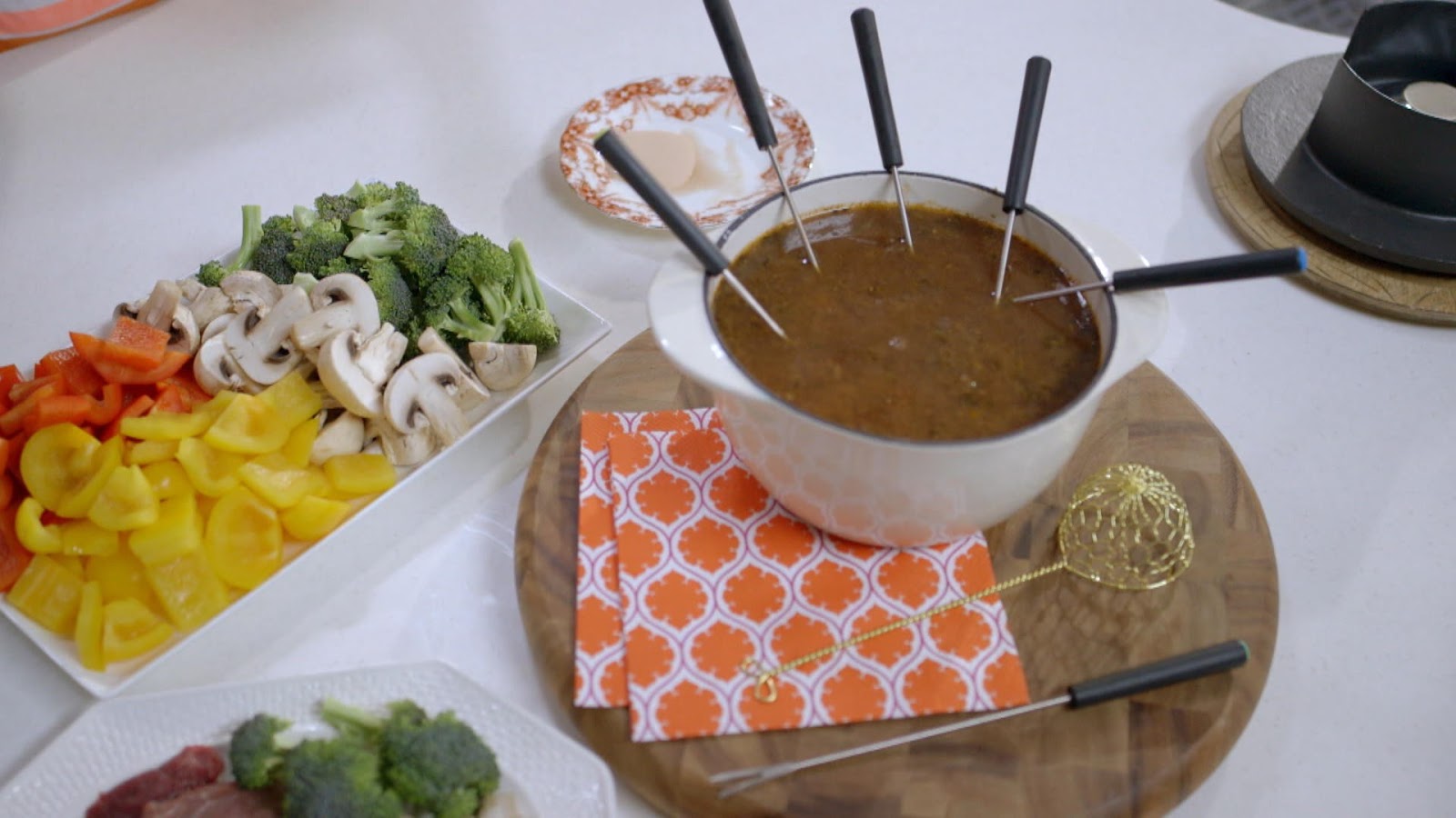 Chen Gai France ) fondue bourguignonne