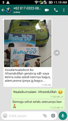 gendongan hanaroo untuk bayi berapa bulan