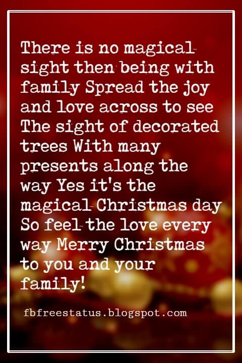 Message for christmas card for family Christmas Messages For Family and Friends