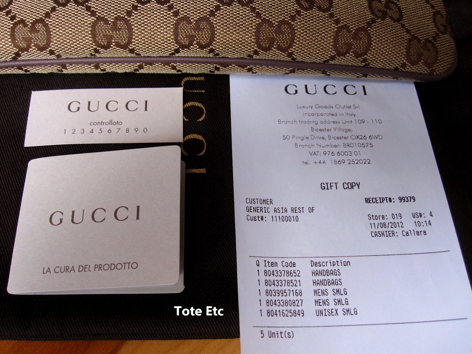 luxury goods outlet srl gucci