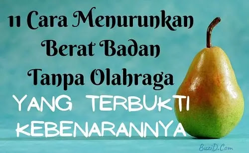 Cara menurunkan Berat Badan Tanpa Olahraga cara menurunkan berat badan tanpa olahraga